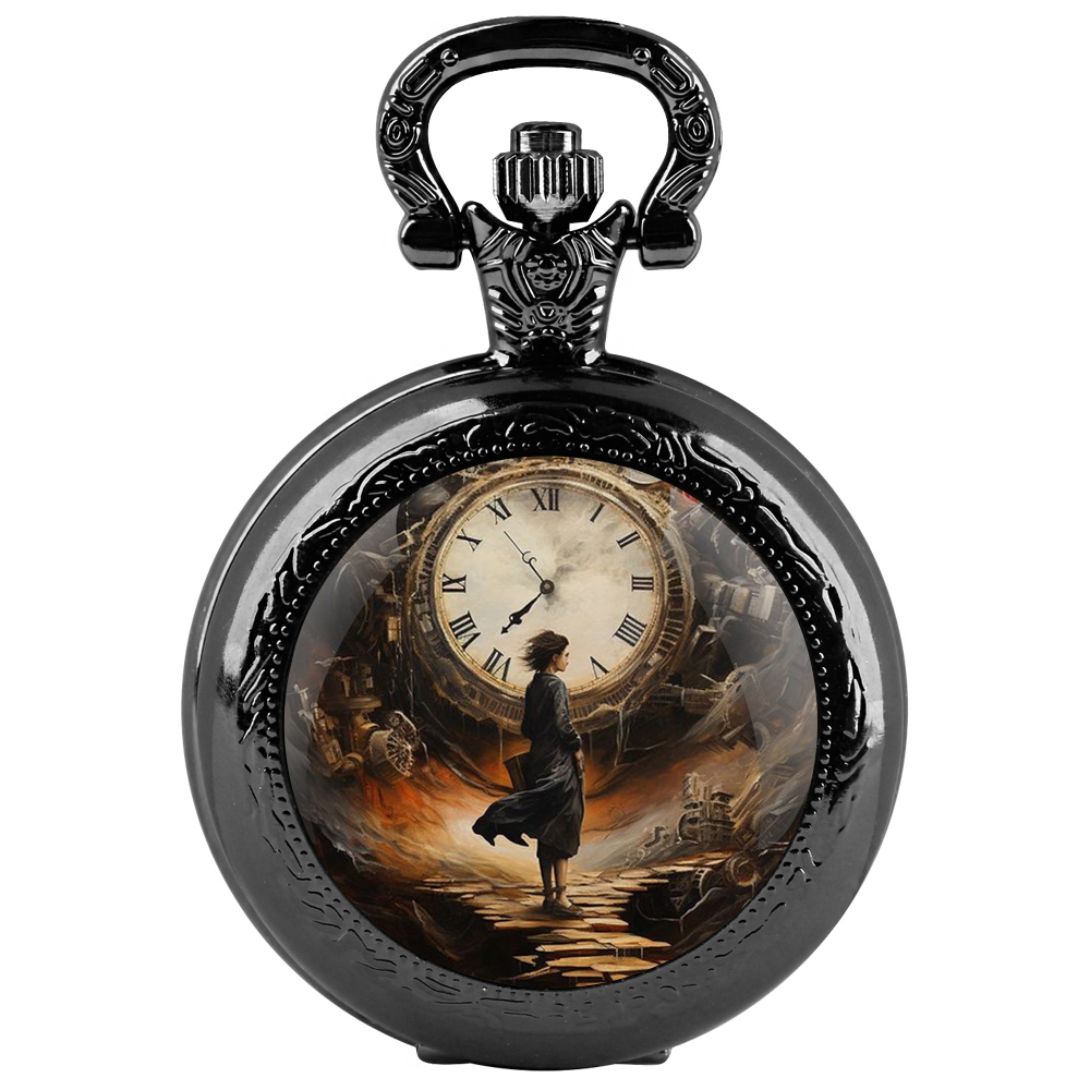 Jewelry Watches For Kids - فريد Steampunk ساعة بنين زجاج قبة