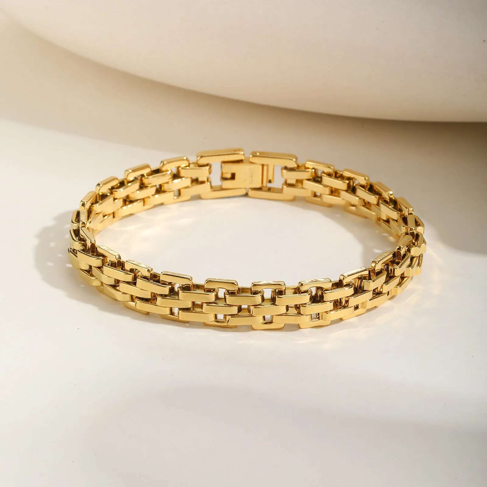 Jewelry Watches For Kids - Prjewel ساعة نسائية بحزام سوار ذهبي