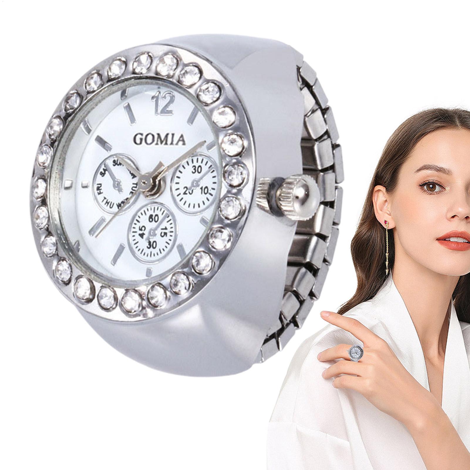 Vintage Jewelry Watches Women - ساعة خاتم للنساء، ساعة كوارتز عتيقة