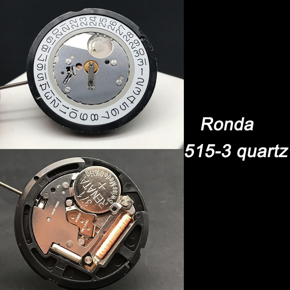 Jewels In Quartz Watches - ساعة اليد SW أجزاء روندا 515