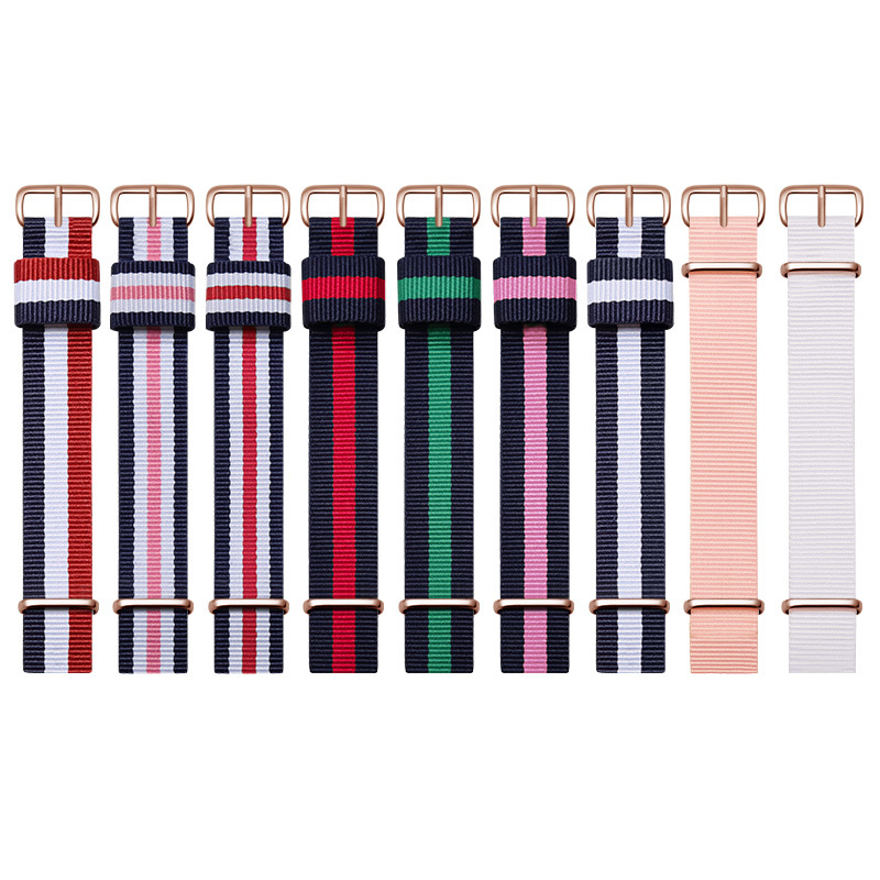 Daniel Wellington Watches & Jewelry Online Store - أشرطة ساعات نايلون مقاومة للماء ساعة