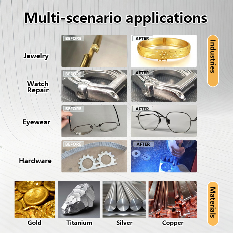 جهاز لحام بالليزر النبضي QCW ب - مراجعة Jewelry Repair & Watches Photos وسعره