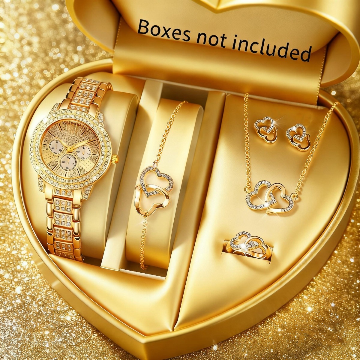 6 قطع الفاخرة حجر الراين النسا - مراجعة Jewelry Watches For Kids وسعره