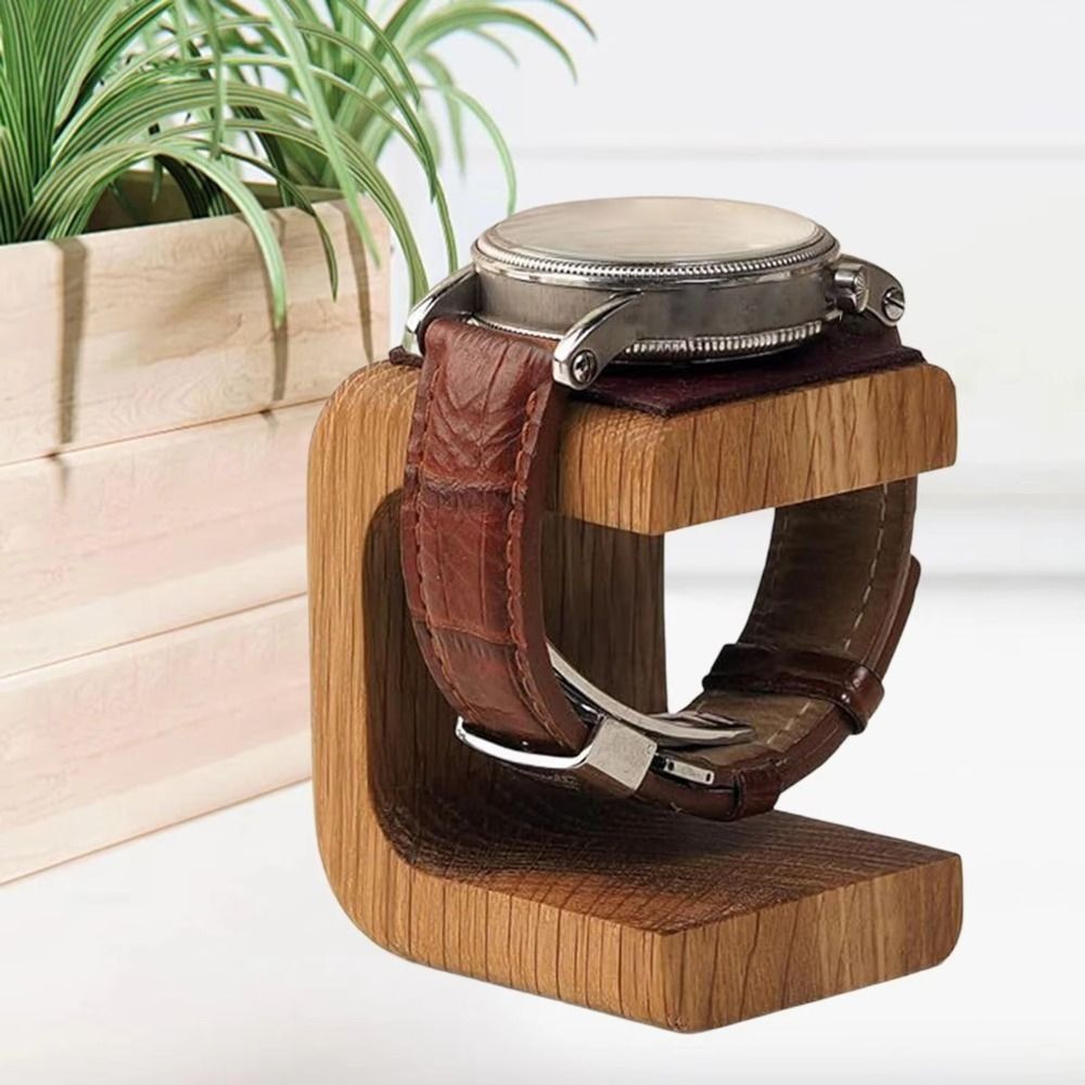 حامل عرض ساعات خشبي، زينة لسطح - مراجعة Jewelry Organizer Watches وسعره
