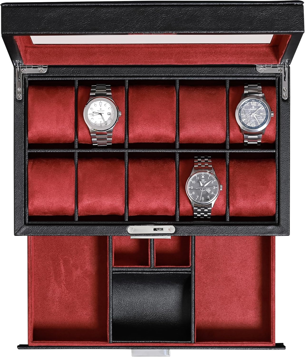 صندوق ساعات بـ 10 فتحات من الج - مراجعة Jewelry Watches Luxury وسعره