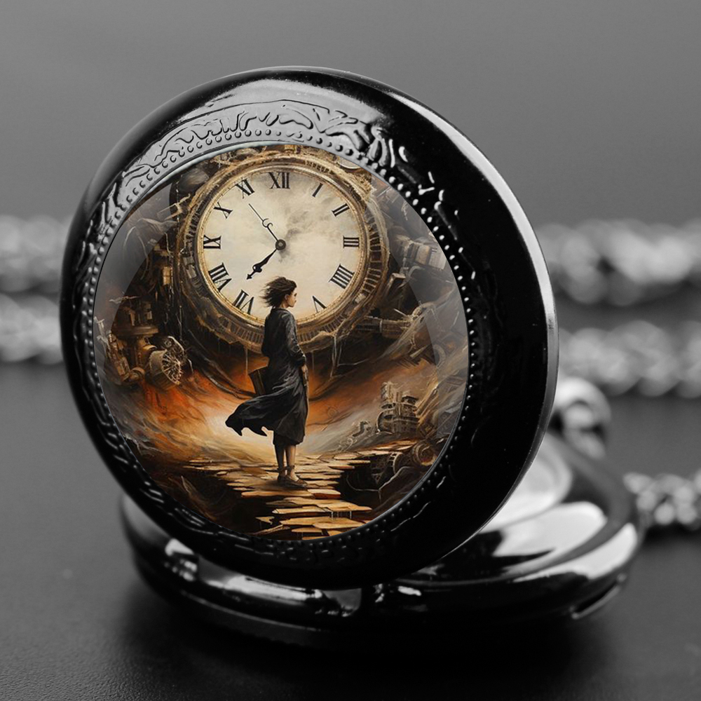 فريد Steampunk ساعة بنين زجاج  - مراجعة Jewelry Watches For Kids وسعره