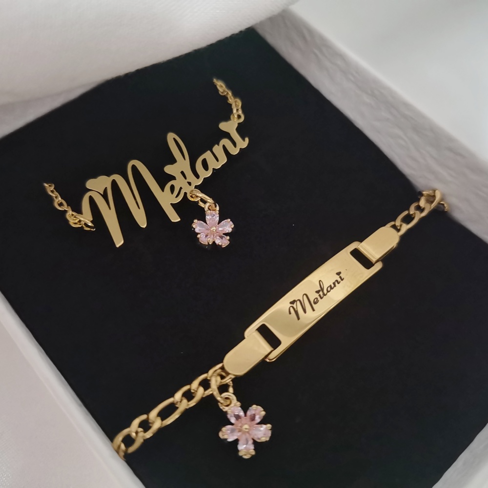 LeeChee-Zircon قلادة صغيرة للأ - مراجعة Engraved Name Necklace وسعره
