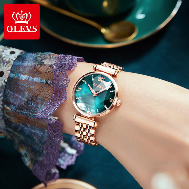 OLEVS جديد إمرأة فاخر جوهرة سا - مراجعة Jewels In Quartz Watches وسعره