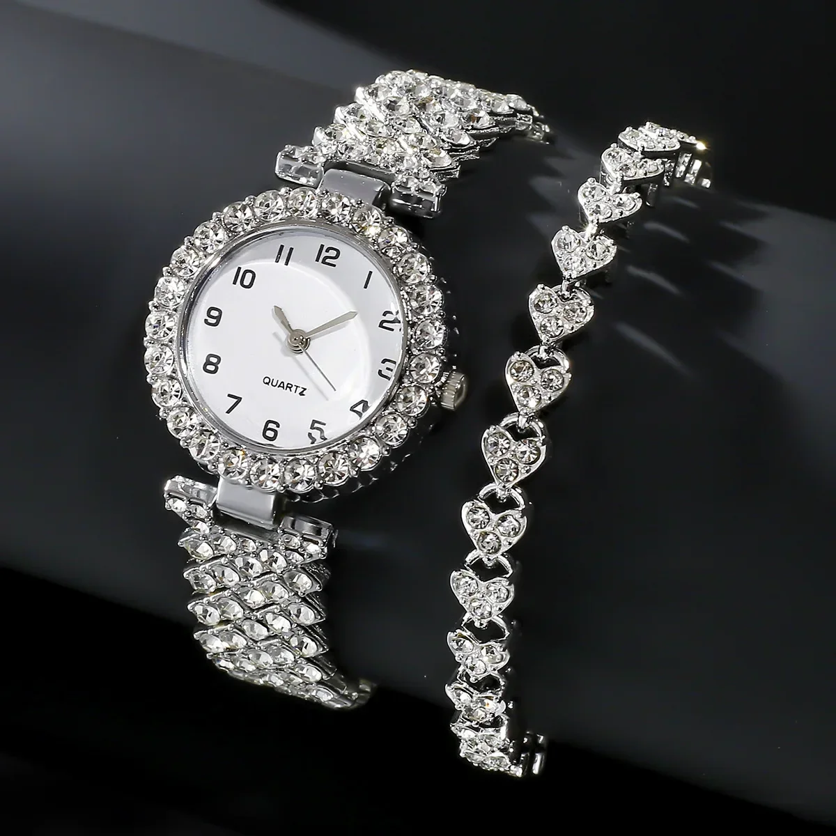 1 قطعة/2 قطعة مجموعة ساعات نسا - مراجعة Mystery Jewelry Jar Watches وسعره