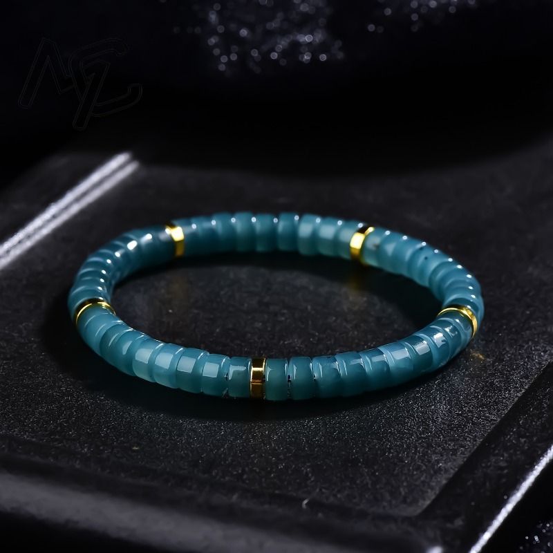 سوار من خرز اليشم الطبيعي الأز - مراجعة Jewelry & Watches Sp Zo O وسعره