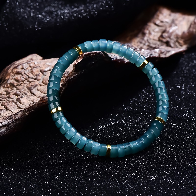سوار من خرز اليشم الطبيعي الأز - مراجعة Jewelry & Watches Sp Zo O وسعره