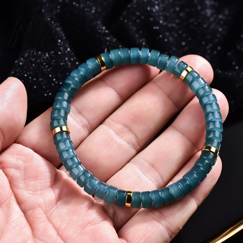 سوار من خرز اليشم الطبيعي الأز - مراجعة Jewelry & Watches Sp Zo O وسعره