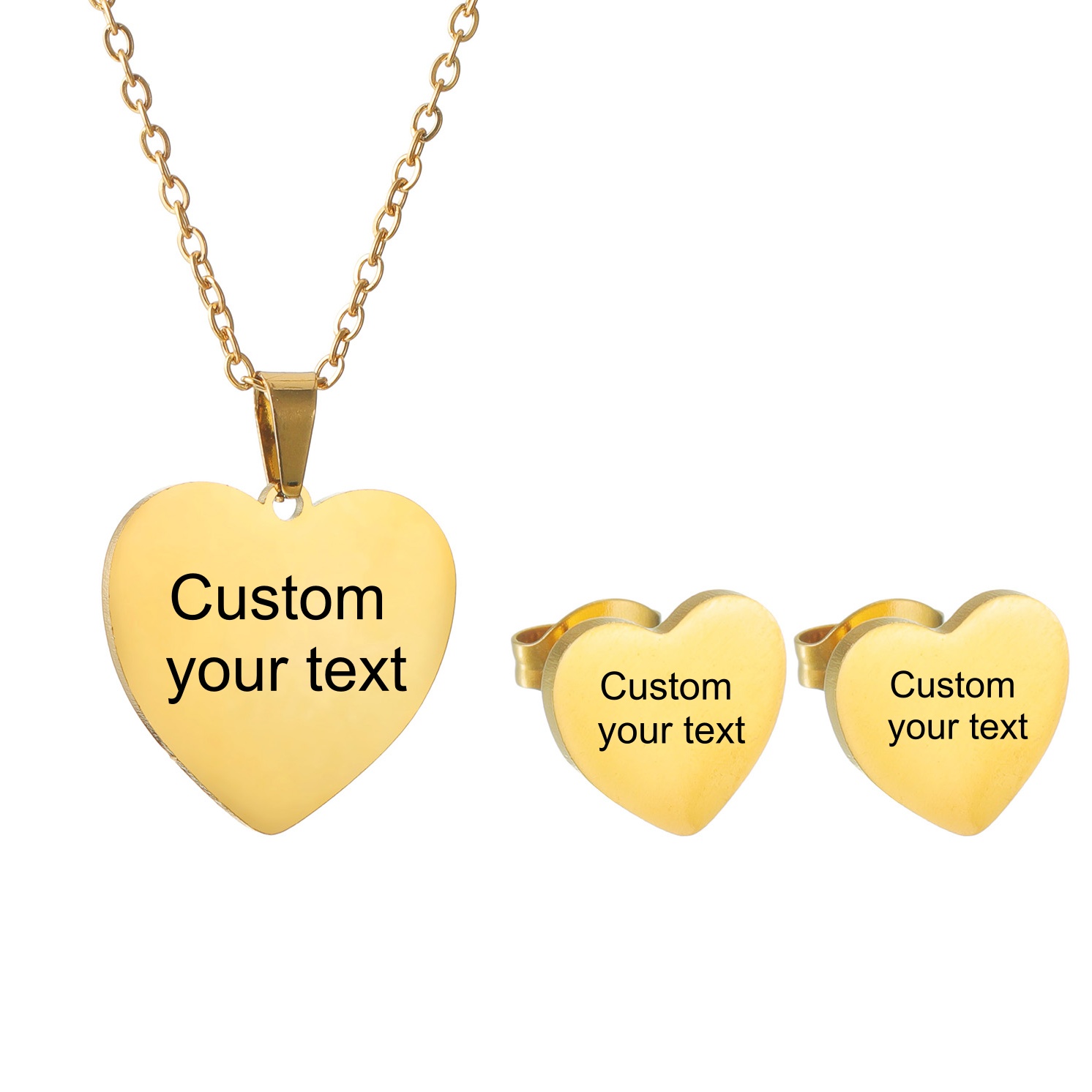 طقم مجوهرات مخصص للنساء يتضمن  - مراجعة Engraved Name Necklace وسعره