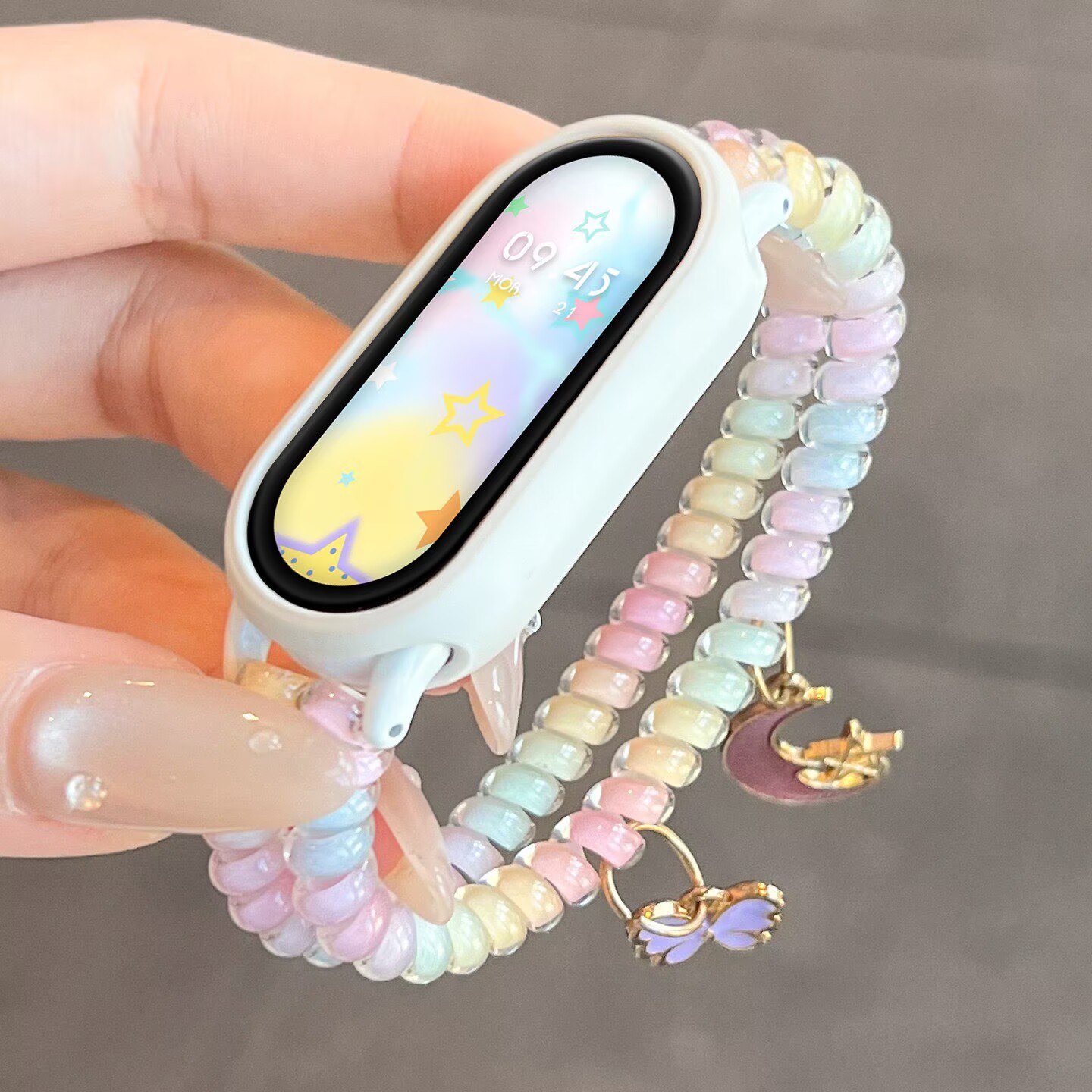 حزام خرز مسطح بتدرج ألوان الحل - مراجعة Jewelry Watches For Kids وسعره