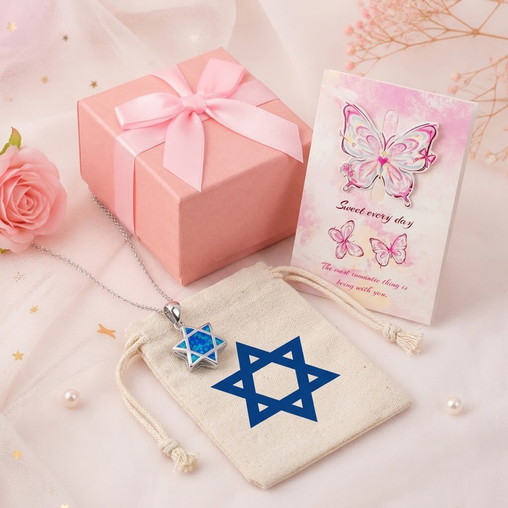 قلادة نجمة داود من حجر الأوبال - مراجعة Jewelry & Watches Sp Zo O وسعره