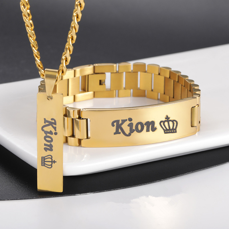 اسم مخصص مجموعة مجوهرات قلادة  - مراجعة Engraved Name Necklace وسعره