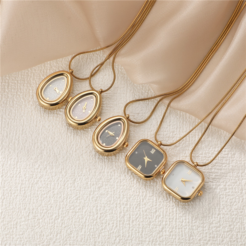 ساعة قلادة عصرية بتصميم مربع م - مراجعة Vintage Jewelry Watches Women وسعره
